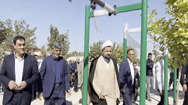 افتتاح نخستین پارک روستایی در بناب