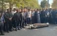 مراسم تشییع پیکر محمد امین کلاته، دانشجوی دانشکده فنی دانشگاه تهران