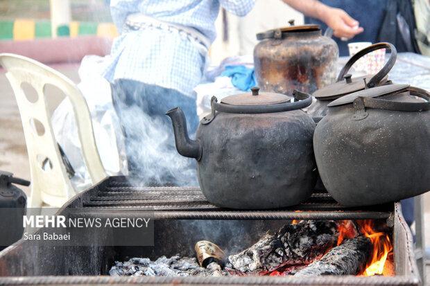 مواکب بوشهری در قم خدمت‌رسانی کردند