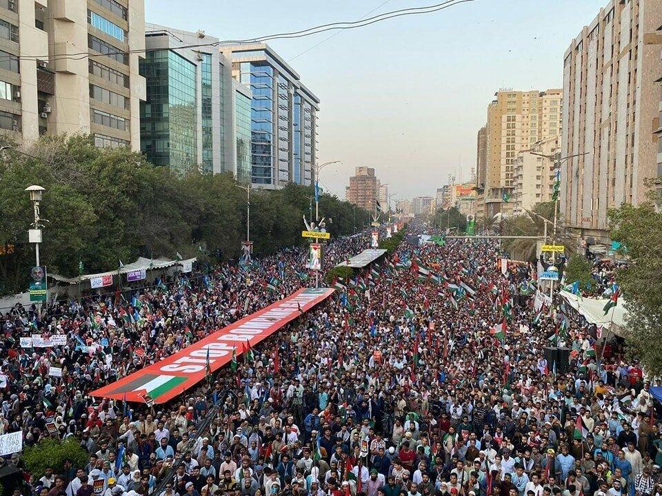 ادامه تظاهرات‌ها در اعتراض به جنایات اسرائیل در مناطق مختلف جهان