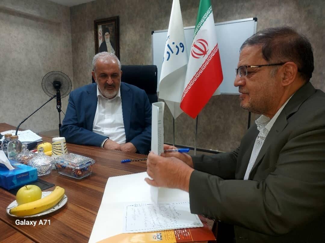دیدار مفتح با وزیر نیرو جهت تکمیل و بهره برداری هر چه سریعتر از سد خرمرود