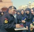 پلیس نوپو قم خطاب به دانش‌آموزان دختر: قدرت ما چادر شماست+فیلم