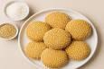 آموزش شیرینی پزی / طرز تهیه شیرینی کنجدی نارگیلی