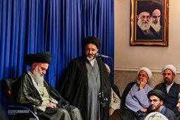 نشست طلاب و فضلای استان همدانی با حضور رئیس جامعه مدرسین