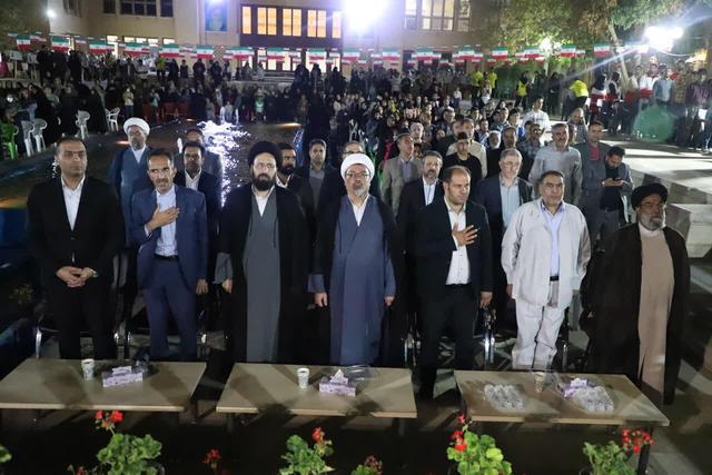 آیین افتتاحیه المپیاد ورزشی پرچم‌ در شهرستان خمین