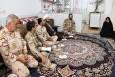دیدار فرمانده هنگ مرزی تایباد با خانواده شهید «رسول سنگین» 