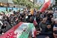 آیین تشییع پیکر مطهر ۲ شهید حمله ضدانقلاب در کردستان برگزار شد