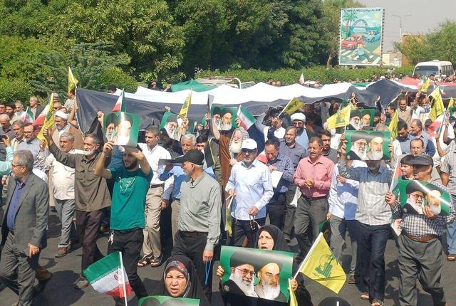 خوزستان غرق در موج «بشارت نصر»؛ مردم در اهواز و شهرهای استان، حمایت قاطع خود از مقاومت را فریاد زدند