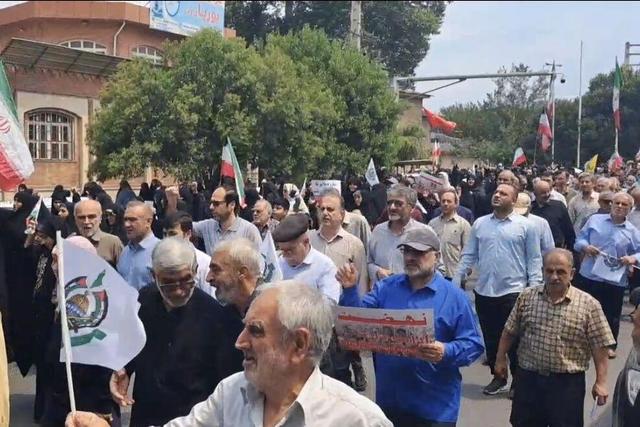 حمایت مردم گلستان از ملت فلسطین در راهپیمایی «بشارت نصر»