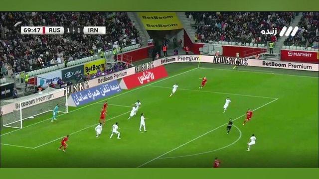 ویدیو| گل دوم روسیه به ایران/ بیرانوند از بازیکن ۲۰ ساله سوپرگل خورد!