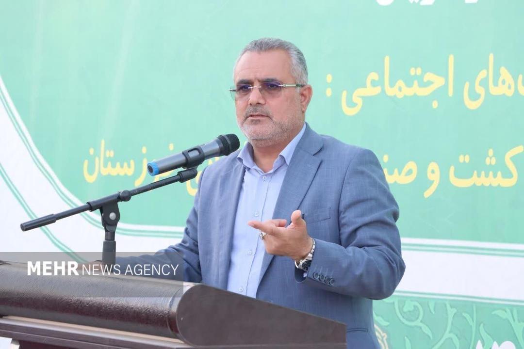 خنفری: عملیات ۹ پروژه جدید عمرانی در شادگان آغاز شد