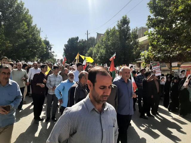 فیلم| حمایت دوباره کرمانشاهی‌ها از مردم مظلوم فلسطین این بار در راهپیمایی «بشارت نصر»