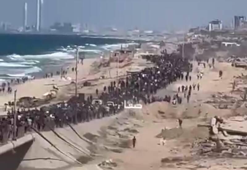 فیلم/ بازگشت اهالی غزه به وطن