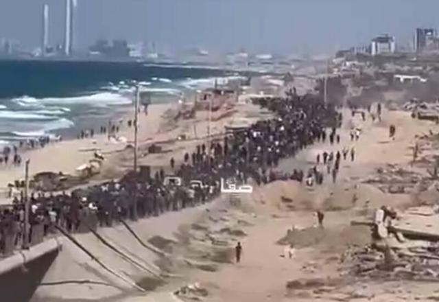 فیلم/ بازگشت اهالی غزه به وطن
