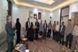 دیدار مسؤولان خدابنده با خانواده شهید معزز «حبیب خاتمی‌پور» 