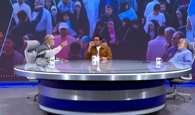 ببینید | توهین و حملات لفظی شدید الله کرم به عطریانفر و مجری برنامه: تو لازم نیست از این دفاع کنی!