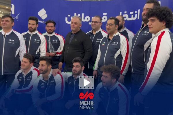 بازگشت غرورآفرین تیم ملی وزنه‌برداری ایران با کاپ قهرمانی جهان