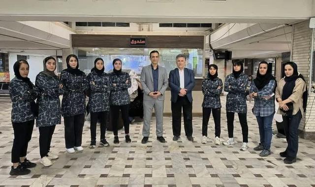 اعزام تیم کاراته بانوان کردستان به المپیاد استعدادهای برتر کشور