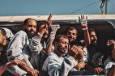 نمایی از بازگشت اسرای فلسطینی به خانه +تصاویر