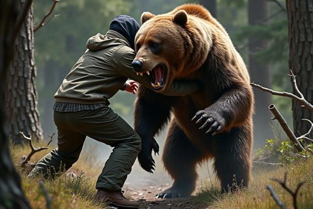 نبرد تن به تن خرس قهوه‌ای فارس با غول توسعه
