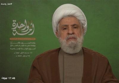 شیخ نعیم قاسم: اسرائیل و آمریکا نخواهند توانست ما را شکست دهند