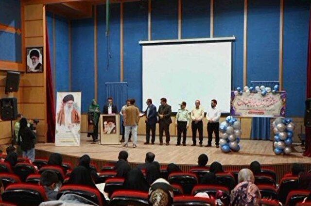 مراسم تجلیل از نخبگان؛ ورزشکاران، دانش آموزان برتر و معلمان در ماهدشت + فیلم