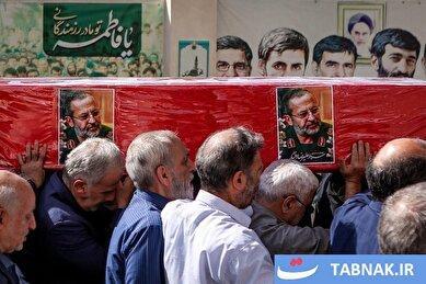 عکس: تشییع پیکر سردار «علیرضا افشار»