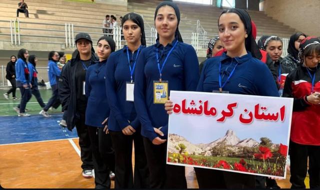 تیم دختران نوجوان تیراندازی کرمانشاه عازم المپیاد کشور شد