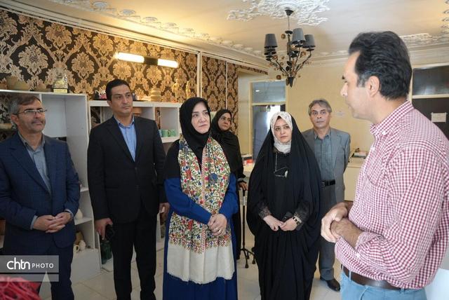 بازدید معاون صنایع دستی کشور از آموزشگاه هنرهای تجسمی صبا کرمان؛ تأکید بر کیفی‌سازی و برندسازی آثار