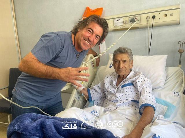 ملاقات مدیر پرسپولیس با ستاره استقلال در بیمارستان