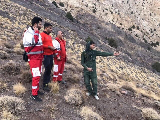 نجات یک فرد مفقودی در کوهستان سرخه
