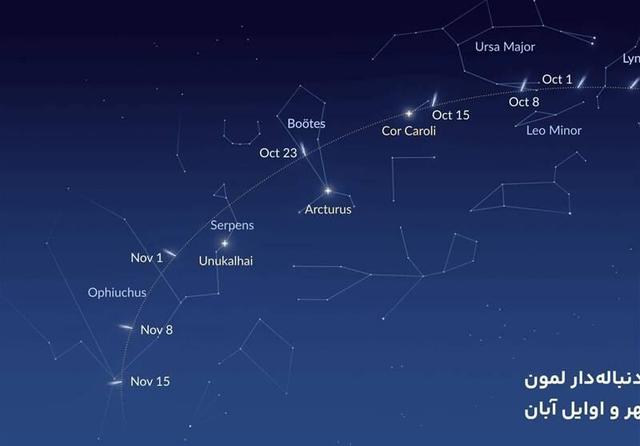 آسمان ایران میزبان درخشان‌ترین دنباله‌دار سال می‌شود