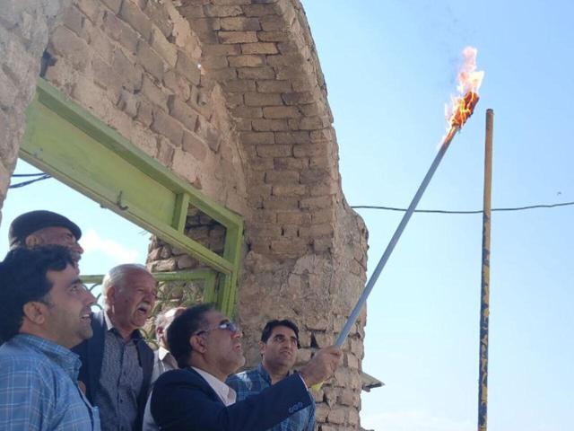 گاز به روستای دورافتاده چنارشوه صحنه رسید
