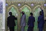 غبارروبی حرم مطهر حضرت فاطمه معصومه(س) توسط جهادگران جهاددانشگاهی