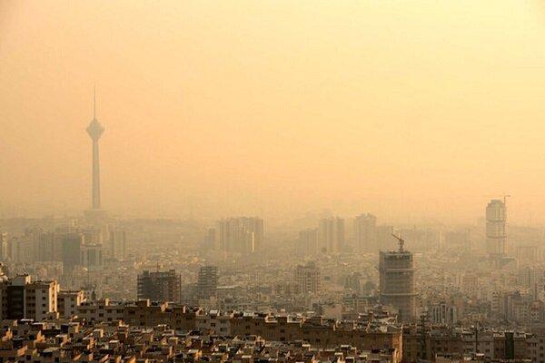 هوای تهران نارنجی شد