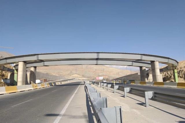 پیشرفت ۶۵ درصدی پل بیمارستان شریعتی