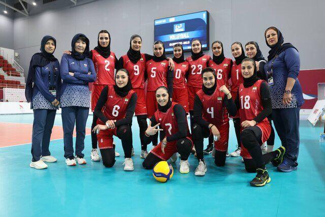 صعود تیم ملی والیبال دختران ایران به نیمه نهایی بازی‌های آسیایی بحرین
