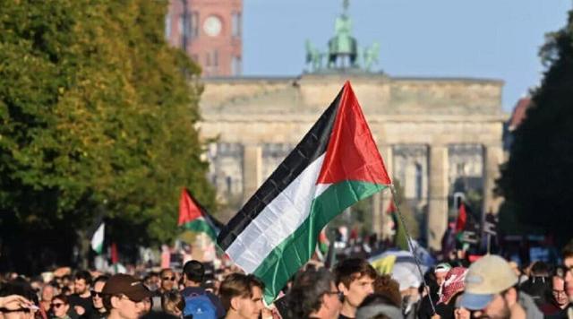 تظاهرات حامیان فلسطین در آلمان، فرانسه، نروژ و کره جنوبی +فیلم