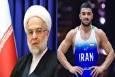 نماینده ولی‌فقیه در استان کردستان قهرمانی کشتی‌گیر کردستانی را تبریک گفت