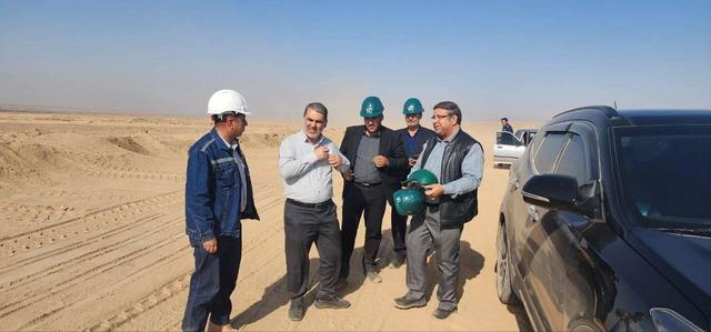 بازدید زنگنه از روند اجرایی عملیات ساخت فولاد ماهان سپهر البرز تربت حیدریه