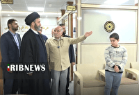 بازدید امام جمعه اردبیل از مرکز حمایتی و درمانی کودکان سرطانی