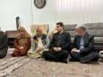 دیدار وزیر ارشاد با خانوادە ‌نوزادی که در جنگ ۱۲ روزه کشته شد