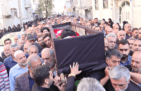 تشییع پیکر پدر شهید «مصطفی مقدم»