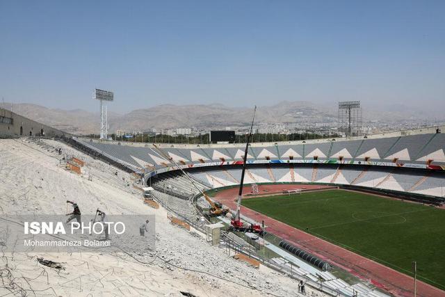 در پایان سال ۱۴۰۵ ورزشگاه آزادی آماده می‌شود!