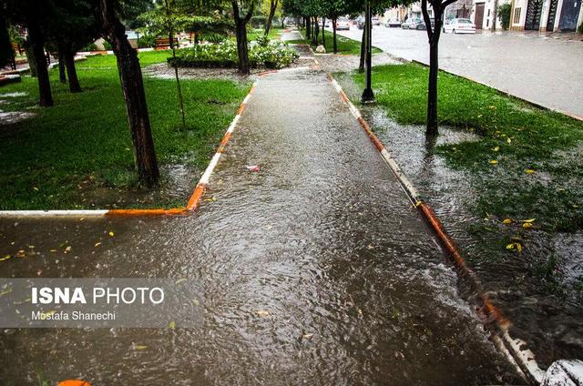 هشدار بارندگی رگباری و شدید در گیلان طی فردا