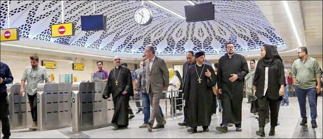 پیوند ادیان با طراحی ایستگاه مریم مقدس