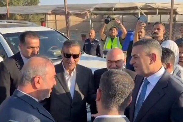 استقبال استاندار بصره از معاون اجرایی رئیس جمهور