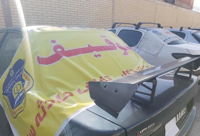 توقیف ۶۱ دستگاه وسیله نقلیه متخلف در خرم‌آباد