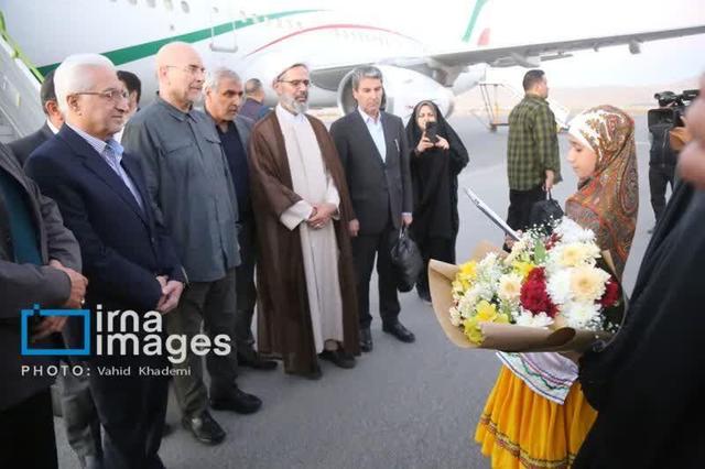 فیلم| سفر رییس مجلس شورای اسلامی به خراسانشمالی