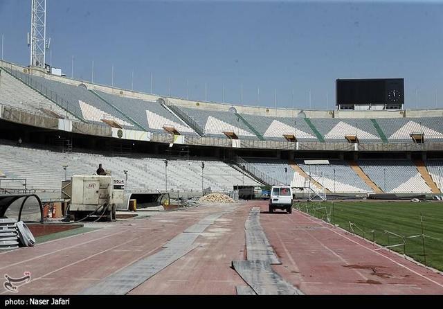 آخرین وضعیت بازسازی ورزشگاه آزادی